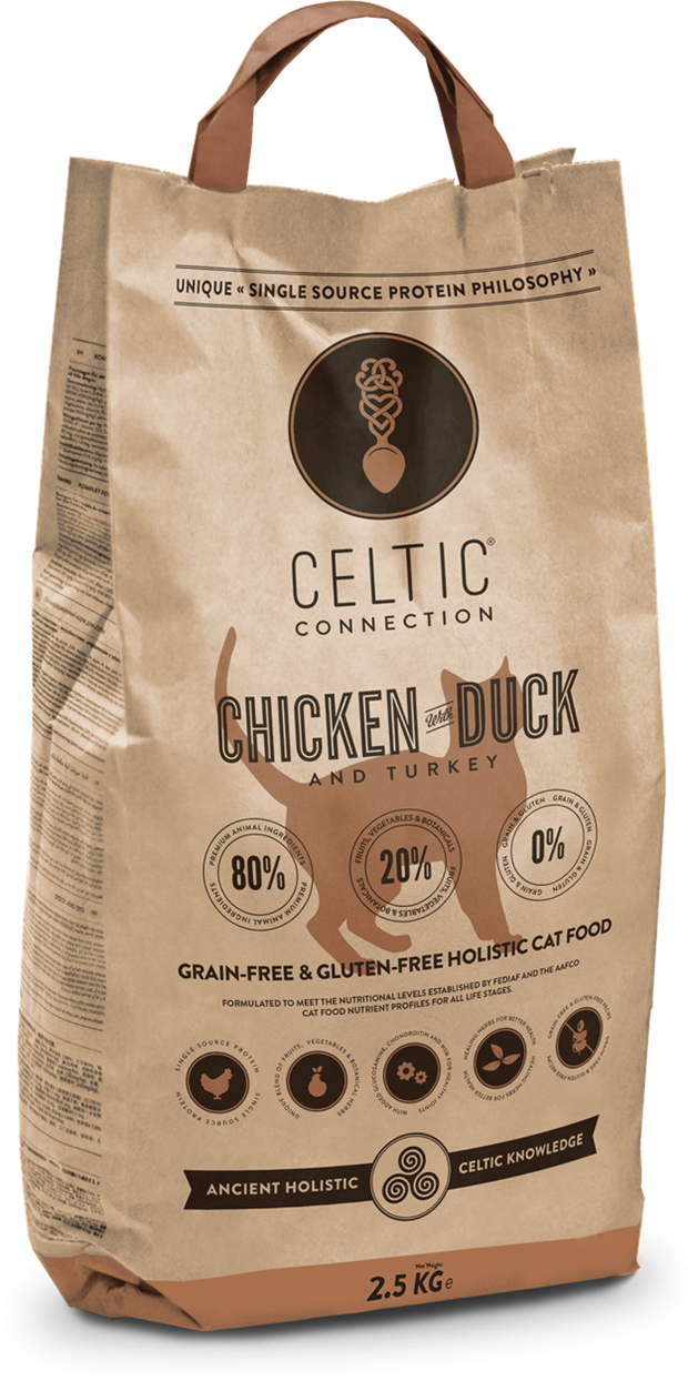 CHICKEN WITH DUCK AND TURKEY CAT 2,5KG