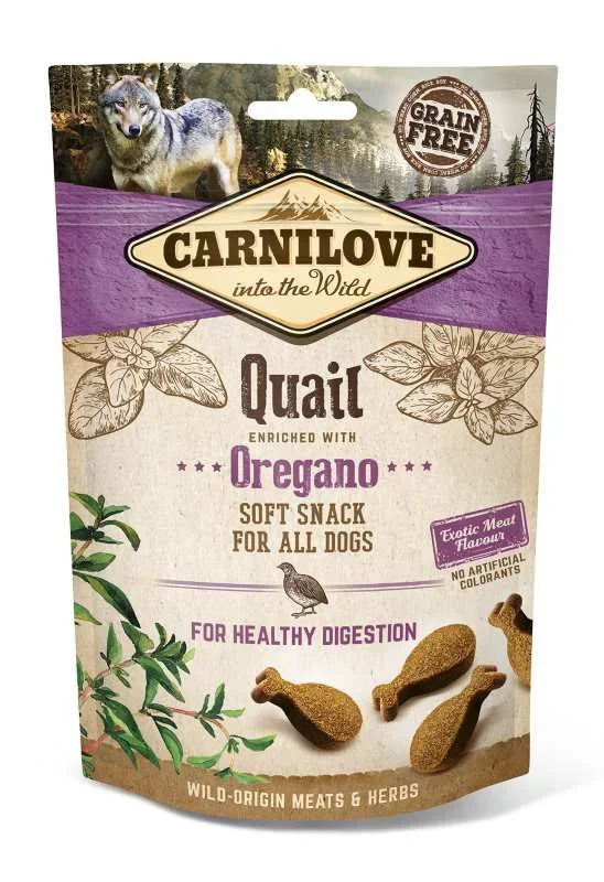 CARNILOVE SOFT SNACK QUAIL 200 GRAM