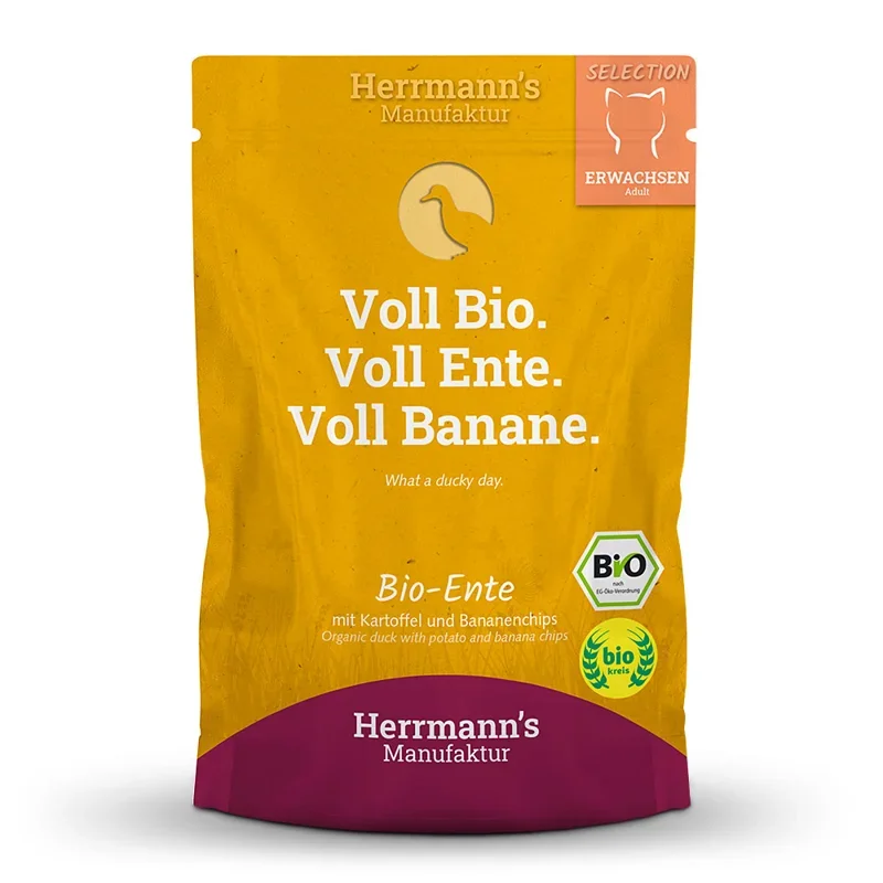 HERMANNS BIO EEND BANAAN POUCH 100 GRAM