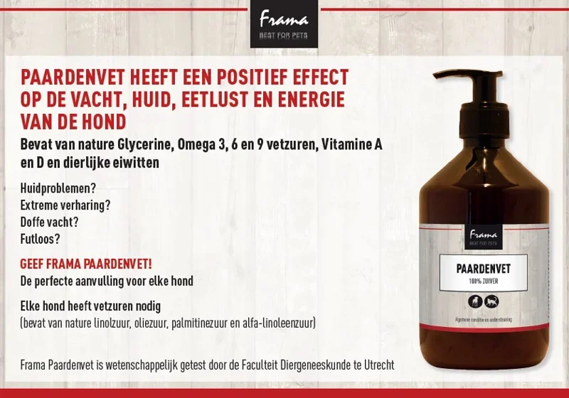 FRAMA PAARDENVET 500 ML MET POMP