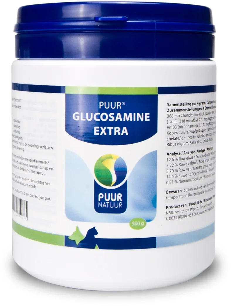 PUUR GLUCOSAMINE EXTRA H&K 500 GR