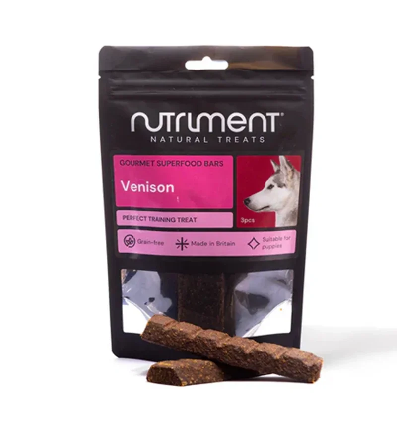 NUTRIMENT SUPERFOOD BARS VENISON 3ST