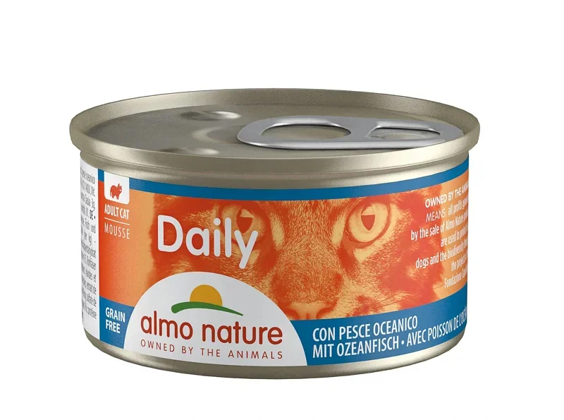 ALMO NATURE DAILY MOUSSE MET OCEAANVIS 85 GRAM