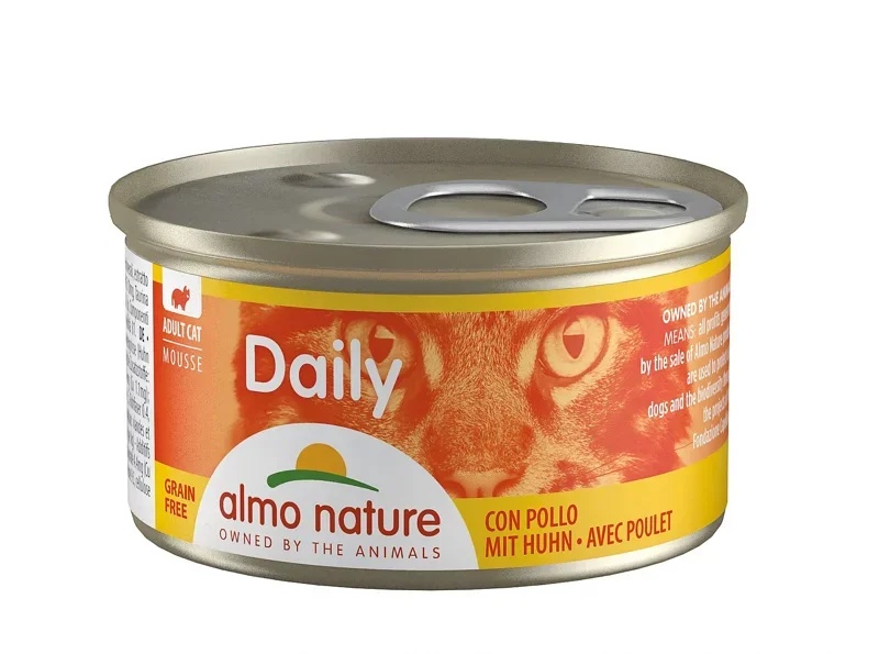 ALMO NATURE DAILY MOUSSE MET KIP 85 GRAM