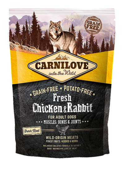 CARNILOVE FRESH CHICKEN & RABBIT 1,5KG