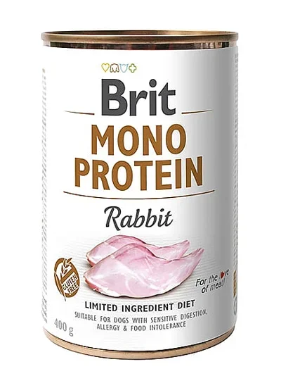 BRIT MONO PROTEIN RABBIT 400GR