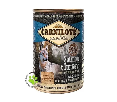 Carnilove dog cans Salmon & Turkey 400 gram