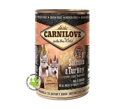 Carnilove cans puppy Salmon & Turkey 400gr