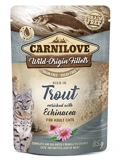 CARNILOVE CAT TROUT POUCH 8GR