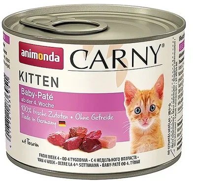 CARNY KITTEN BABY PATE 200 GRAM