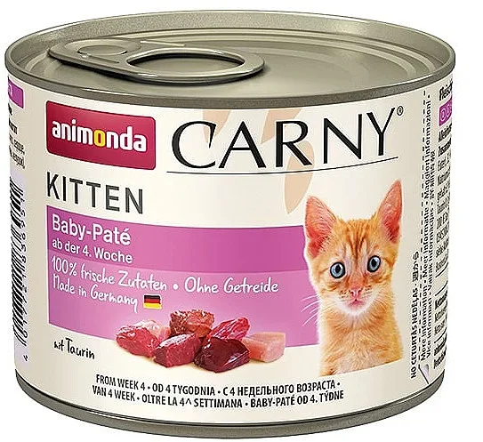 CARNY KITTEN BABY PATE 200 GRAM