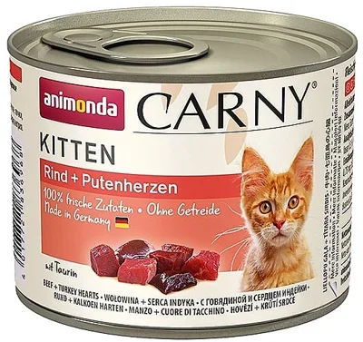 CARNY KITTEN RUND/KALKOEN 200 GRAM