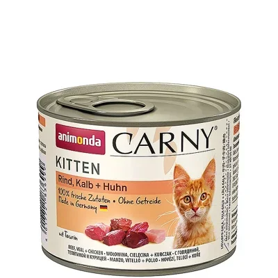 CARNY KITTEN KALF/KIP/KALKOEN 200 GRAM