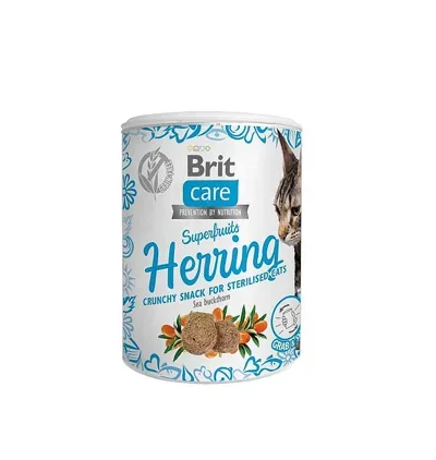 BC CAT SNACK SUPERFRUITS HERRING 100 G