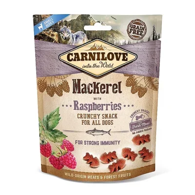 CARNILOVE CRUNCHY SNACK MACKEREL WITH RASPBERRIES 200 GR