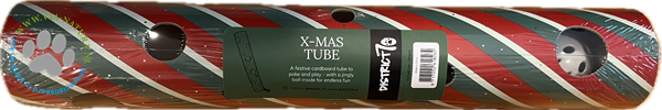 DISTRICT 70 X-MAS TUBE 7X7X40CM STRIPES