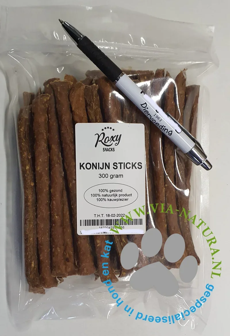 ROXY KONIJN STICKS 300 GRAM