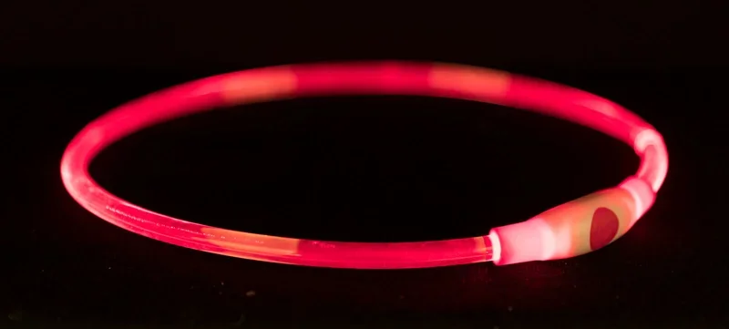 FLASH LICHTGEVENDE BAND ROOD 40X0,8CM