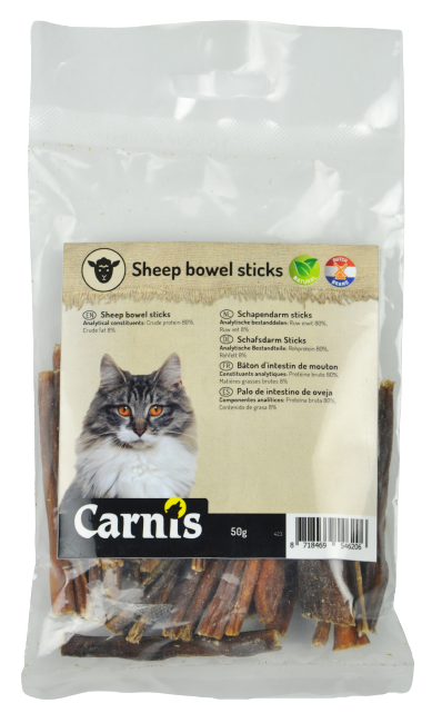 CARNIS SCHAPENDARM STICK (KATTENSNACK) 50 GR