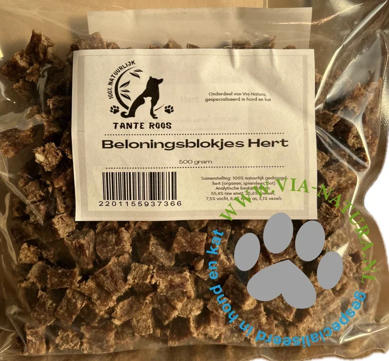 TANTE ROOS - BELONINGSBLOKJES HERT 500 GRAM