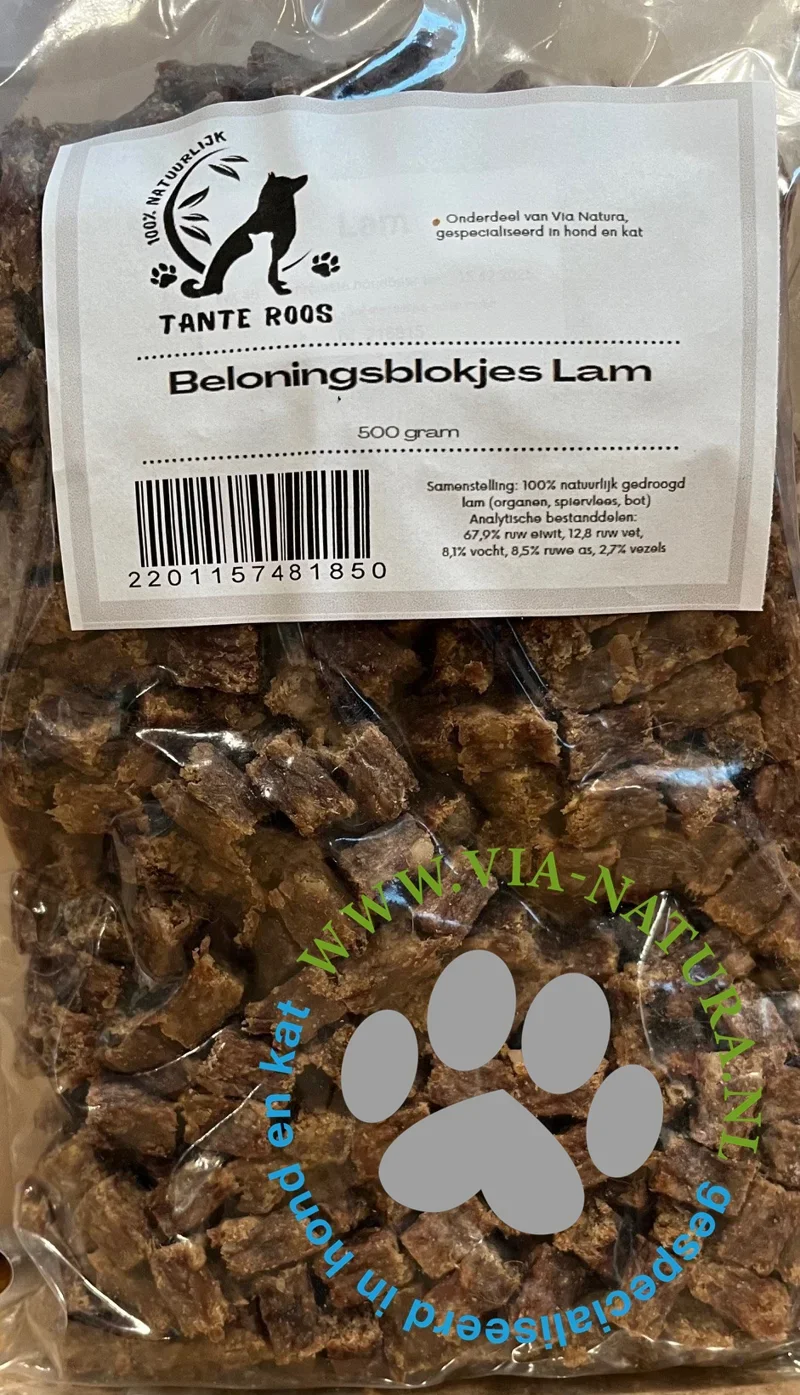 TANTE ROOS - BELONINGSBLOKJES LAM 500 GRAM