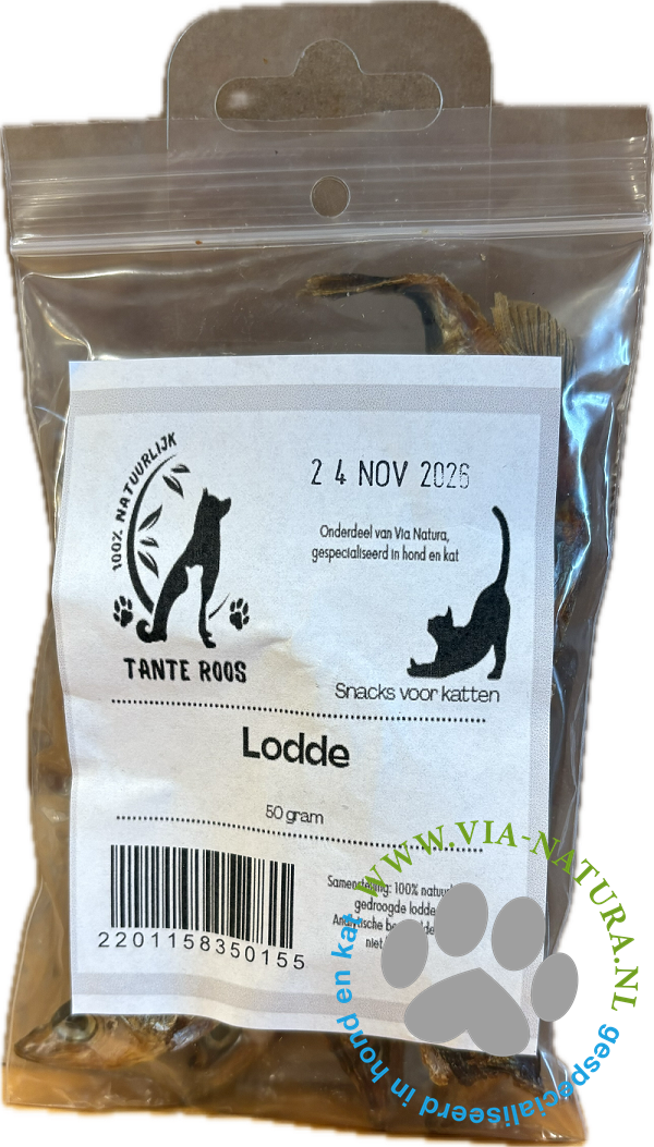 TANTE ROOS - LODDE VOOR KATTEN - 50 GRAM