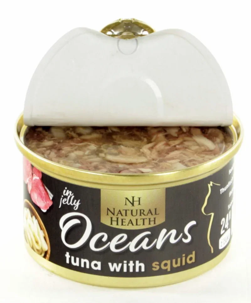 NH CAT OCEAN TUNA & SQUID 85 GR