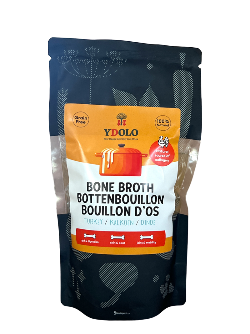 YDOLO BOTTENBOUILLON / BOUILLON D'OS KALKOEN / DINDE, 230ML