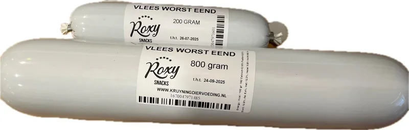 roxy houdbare vlees worst eend 200 gram