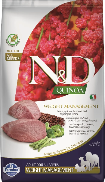 FARMINA N&D QUINOA WEIGHT MANAGEMENT ADULT 7KG