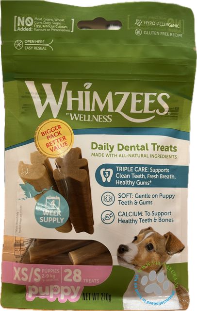 WHIMZEES PUPPY VALUE BAGS XS/S 28 ST