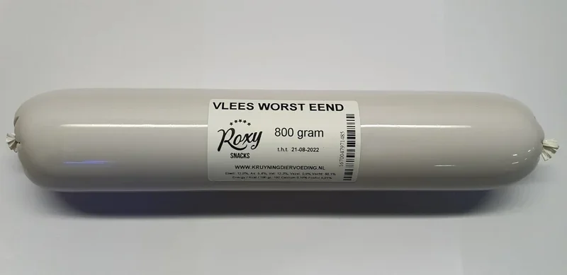 ROXY HOUDBARE VLEES WORST EEND 800 GRAM